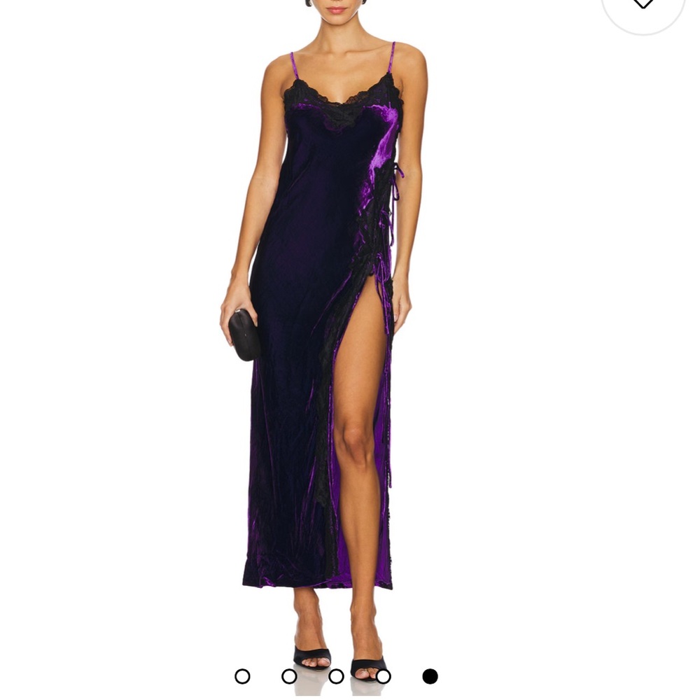 Mother of All Mabel velvet dress